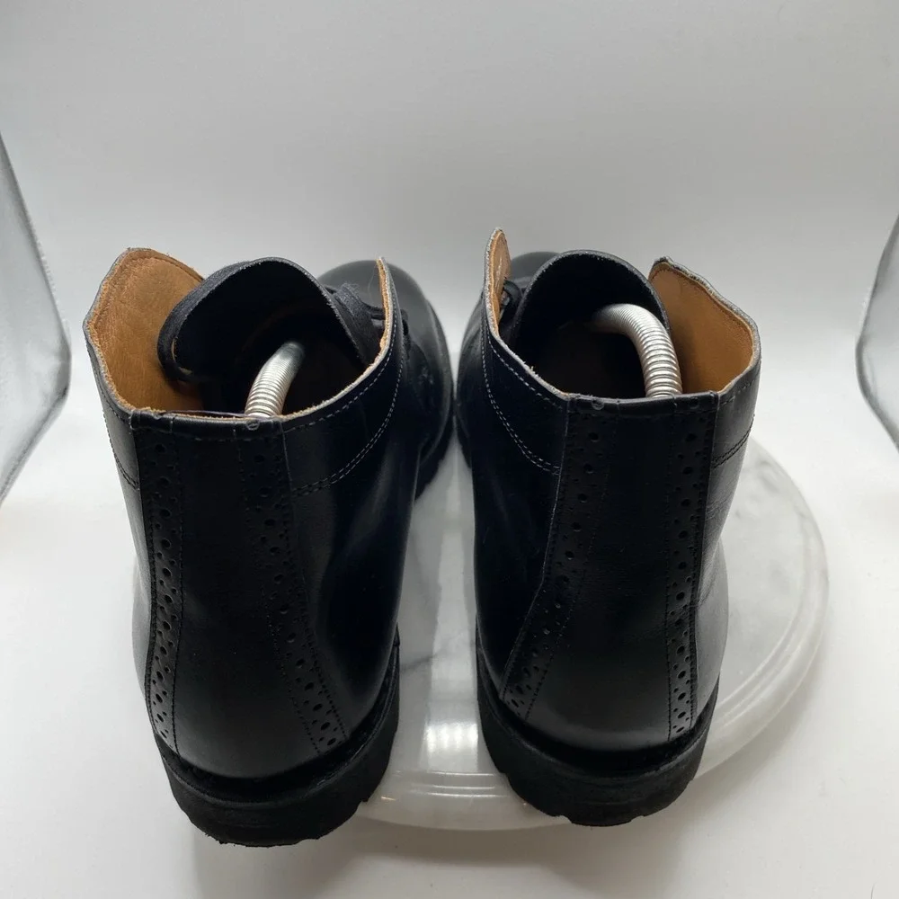 Allen‎ Edmonds Stanford Men's Black Leather Ankle Chukka Boots Sz 11.5 D Tate